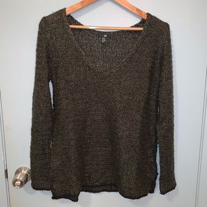 H&M Black V-Neck Sweater